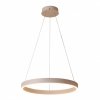 Złota Nowoczesna Okrągła Lampa Wisząca Dwustronna LED BRASCO UP DOWN PND-56215D-080RPC-GD-3KS4K-TRDIMM ITALUX